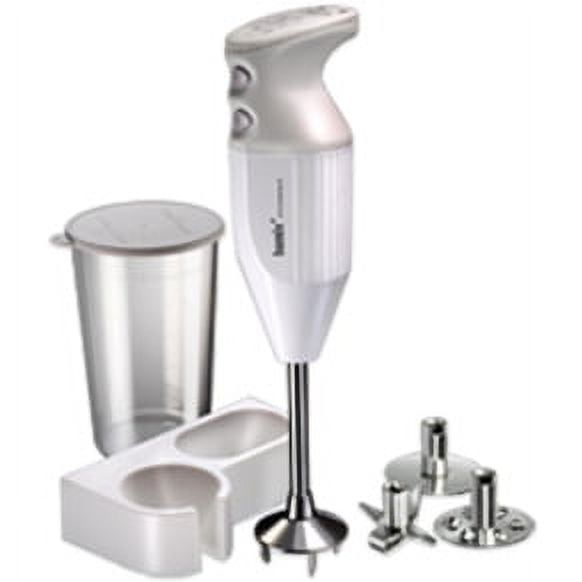Bamix Mono Immersion Stick Mixer Blender 140W in White (Swiss Made)