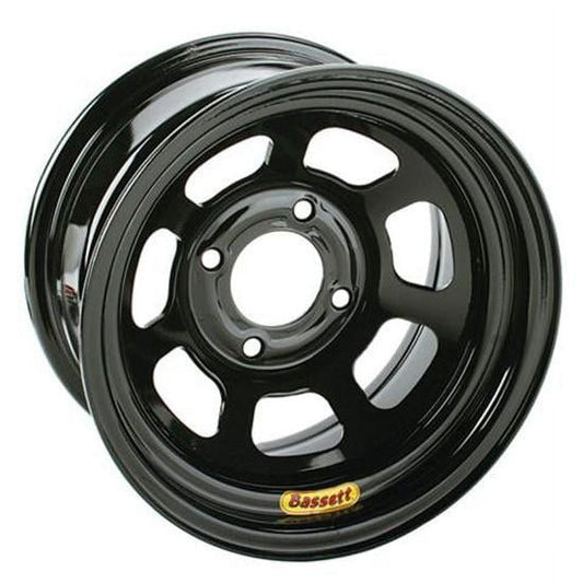 Bassett 13x7 Pony/Mini Stock/Legend Racing Wheel 4x4.5 Black 2 BS