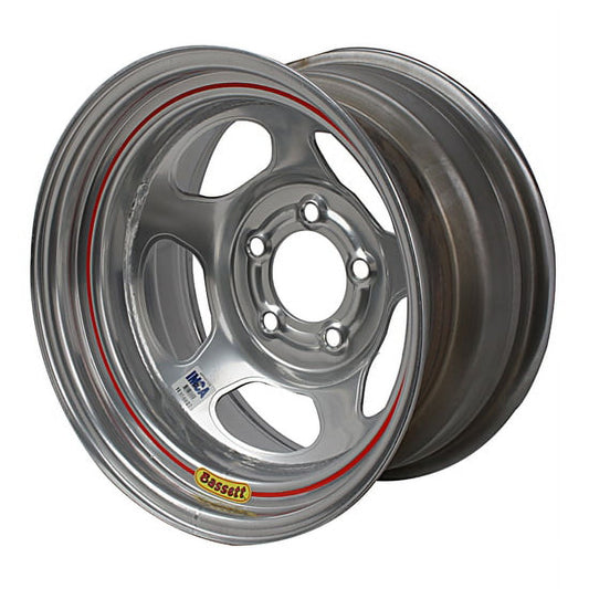Bassett 15 x 8 IMCA Certified Powder Coated Steel 5x5 Wheel 2 BS