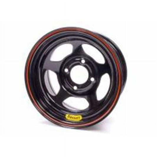 Bassett 37SP3 13 x 7 in. Mini-Stock Spun Wheel - Black
