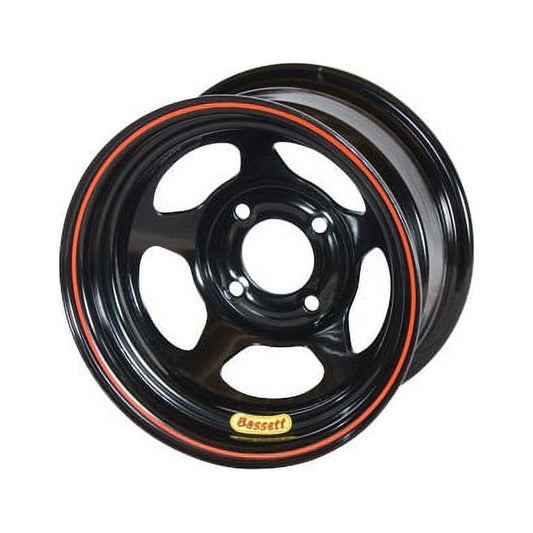 Bassett 38SH3 13X8 Inertia 4x100 mm 3 In Backspace Black Wheel