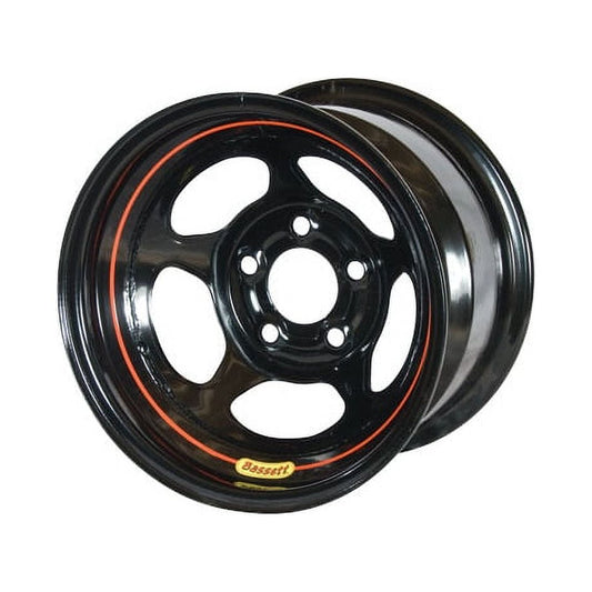Bassett 50L55 15X10 Inertia 5x5 5" Backspace Black Wheel