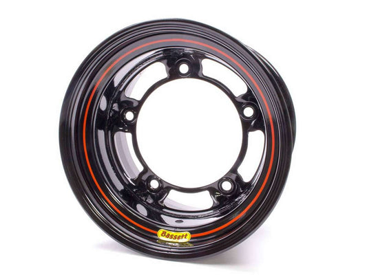 Bassett 50SR65 15 x 10 in. Wide 5 Black Spun Wheel