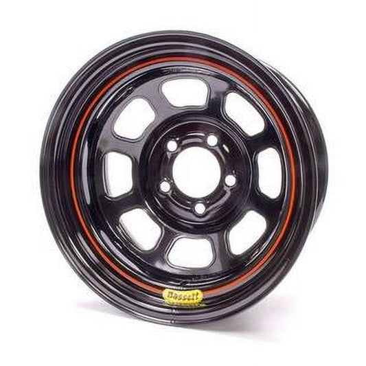 Bassett 57RC3, 15X7 5X4.75 Black Rolled Aftermarket High Performance Parts