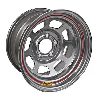 Bassett 57SF2S, Wheel 15X7 5X4.5 2In Bs Silver Spun Performance Racing