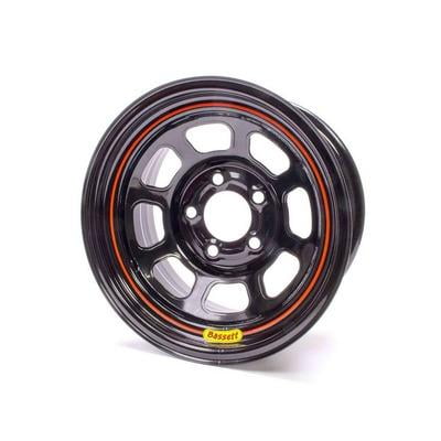 Bassett 58SC5, 15X8 5X4.75 Black Spun Aftermarket High Performance Parts