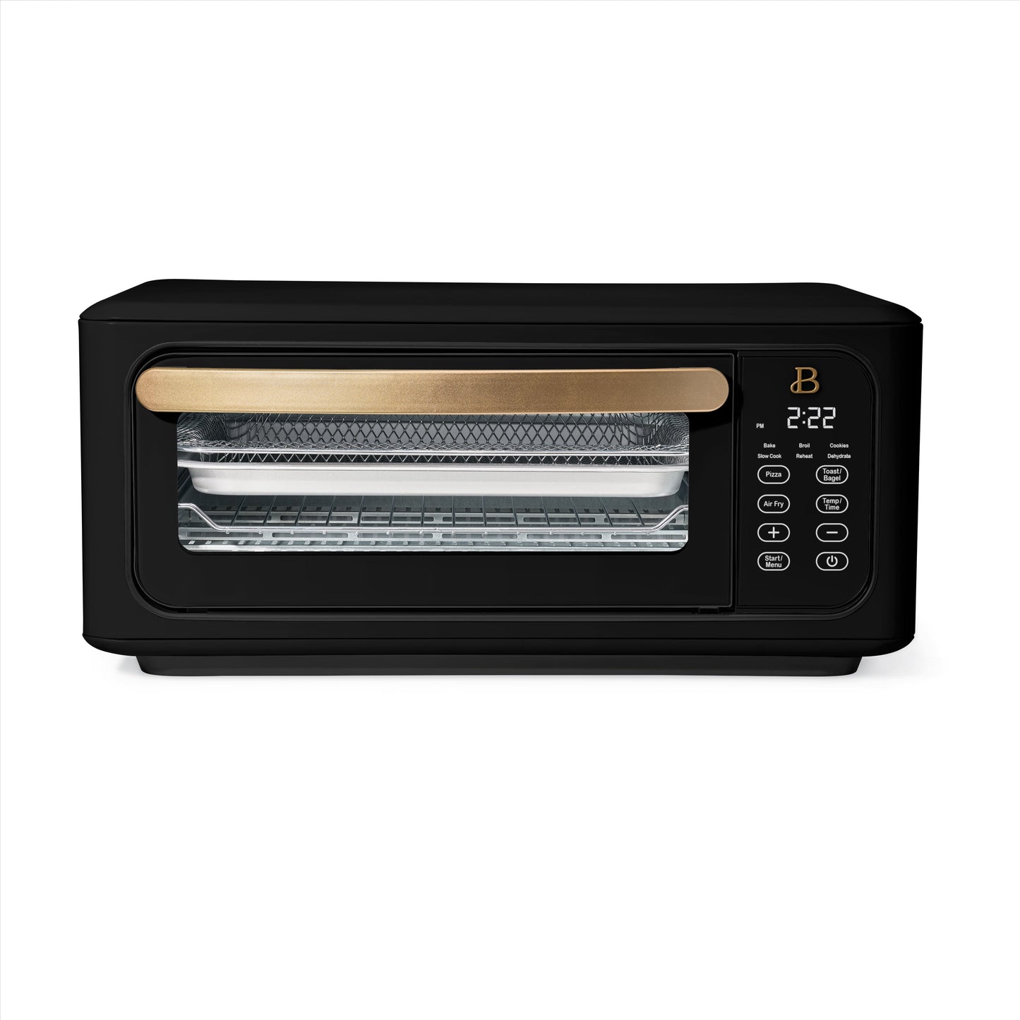 Beautiful Infrared Air Fry Toaster Oven, 9-Slice, 1800 W, White Icing by Drew Barrymore