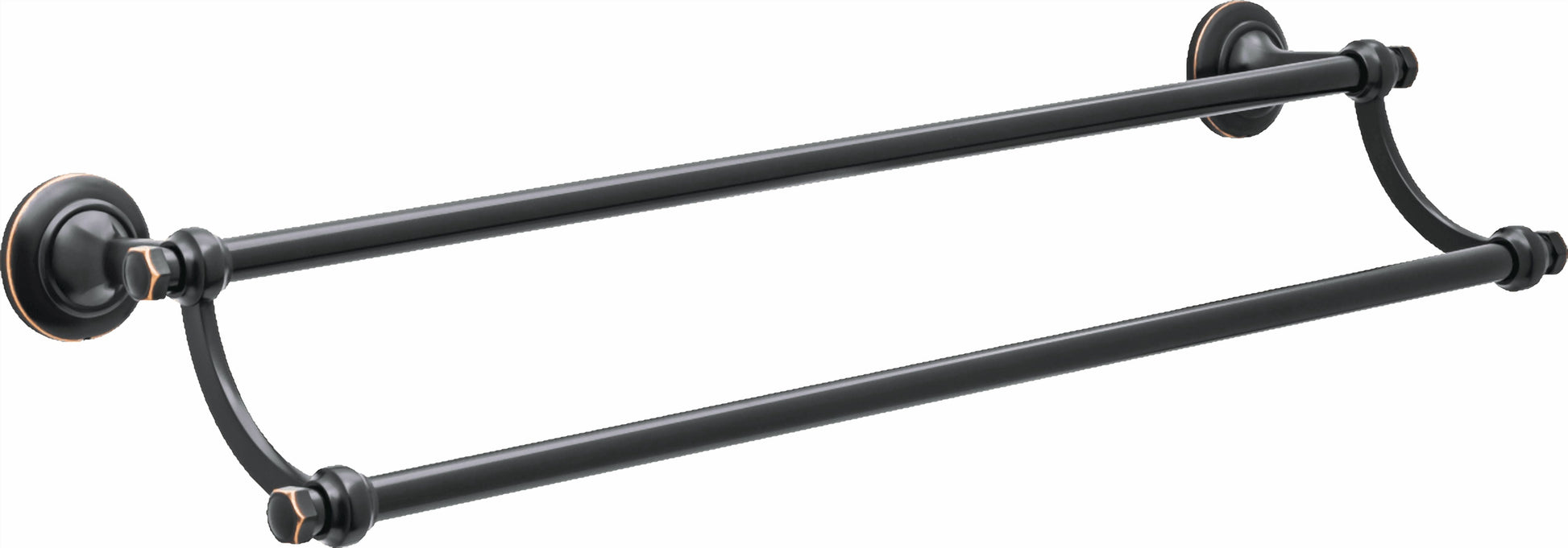 Better Homes & Gardens Holbrook 24" Double Towel Bar, Towel Holder, Oil Rubbed Bronze