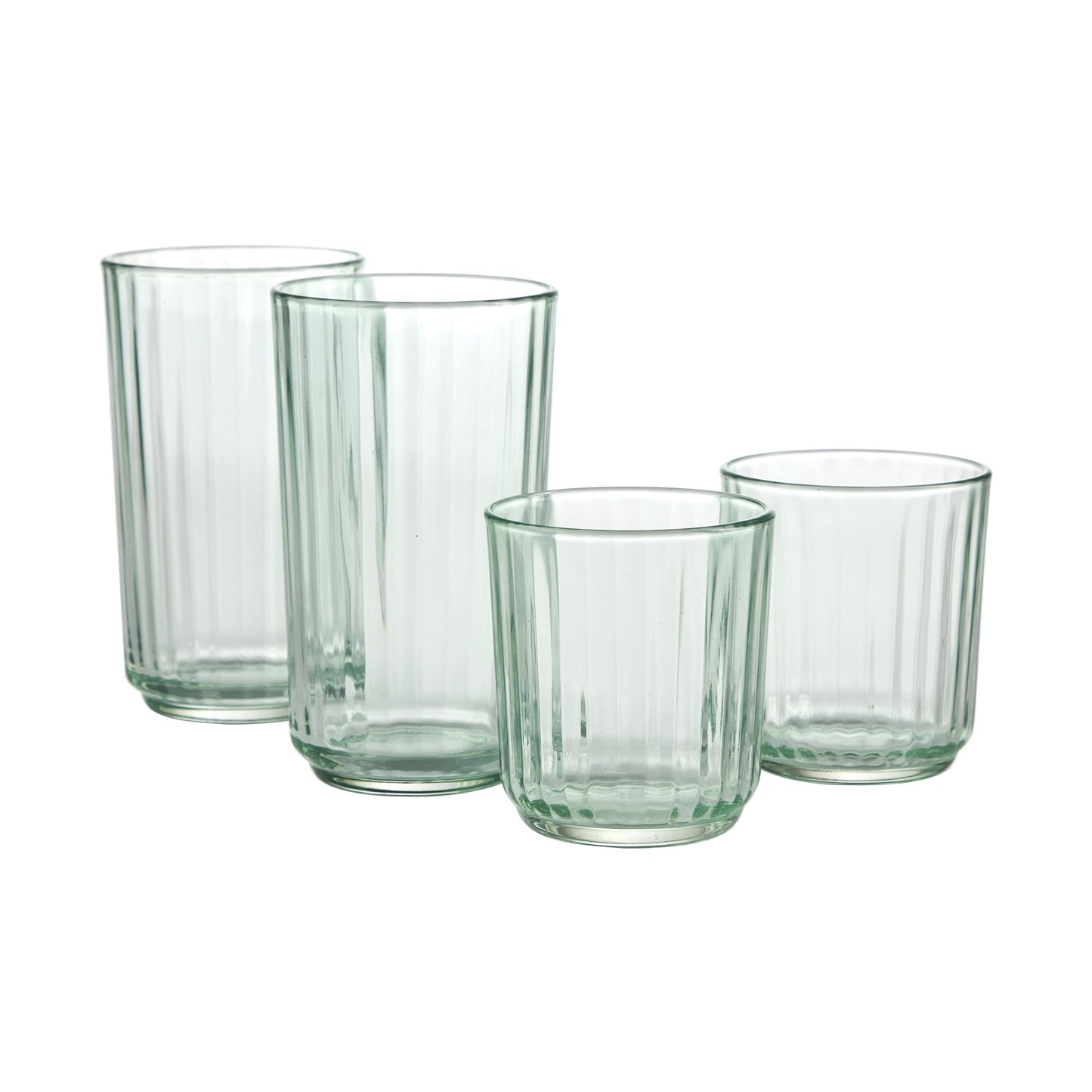 Better Homes & Gardens Panello 12-Piece Clear Drinkware Set