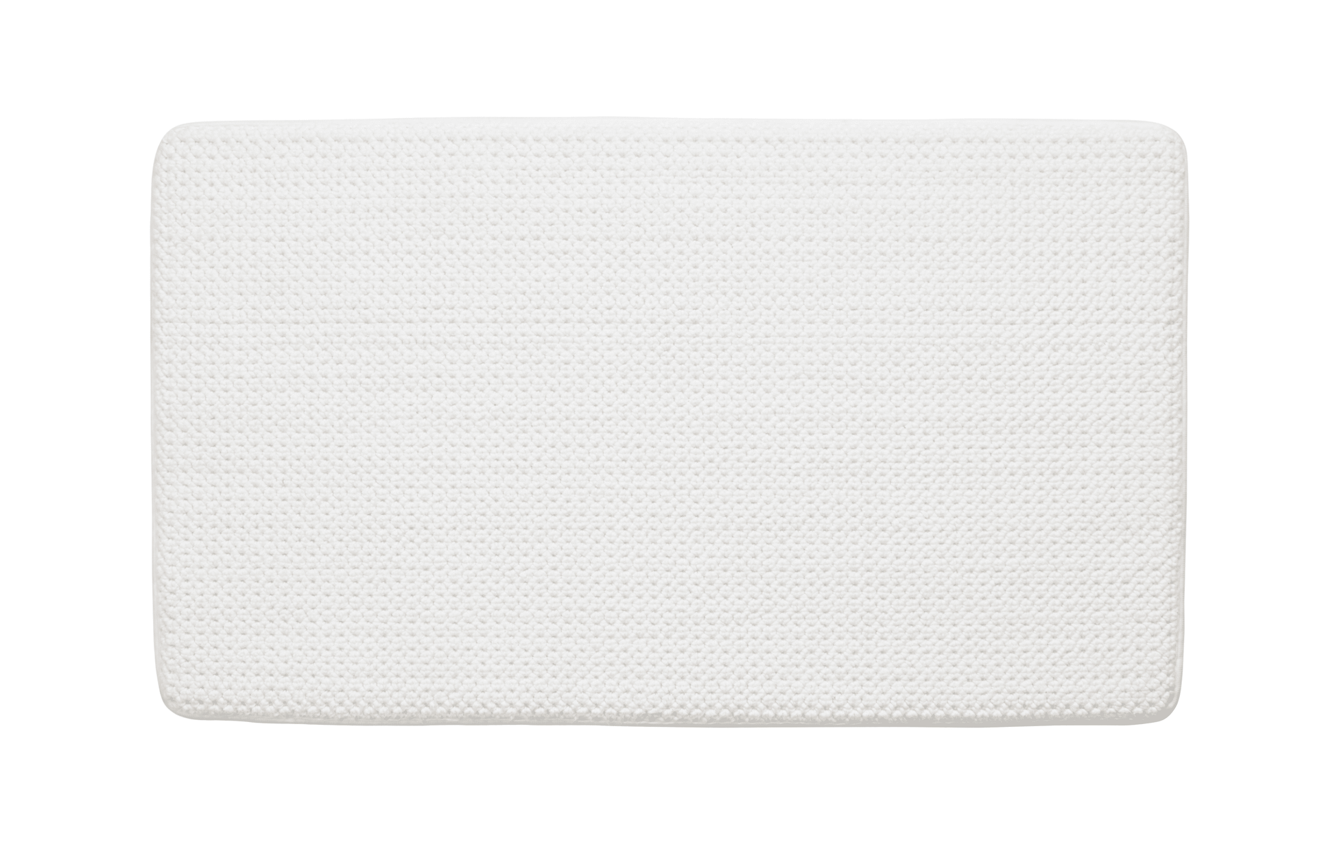 Better Homes & Gardens Signature Soft Cotton Memory Foam Bath Rug, Arctic White, 20" x 34"