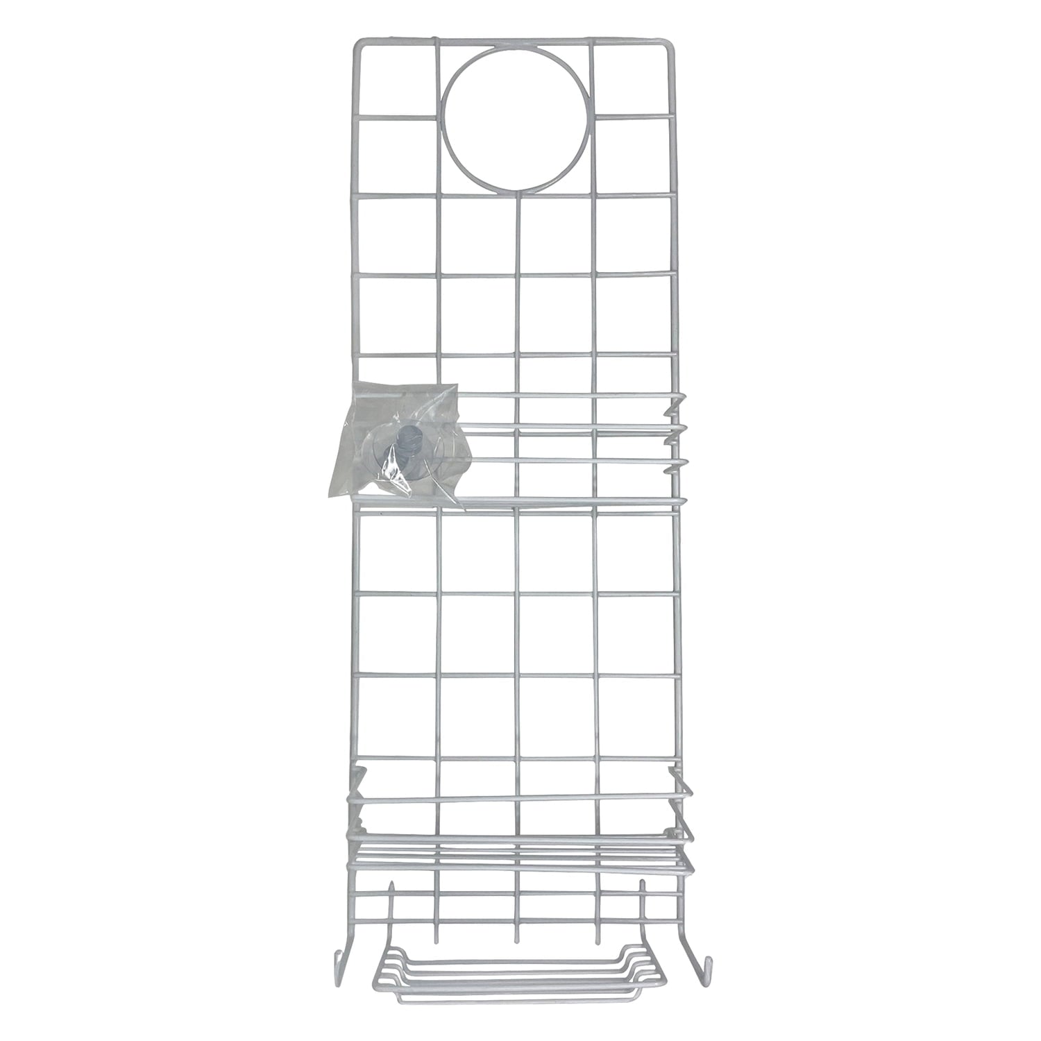 Better Houseware 888/W White-Coated Steel Shower Caddy