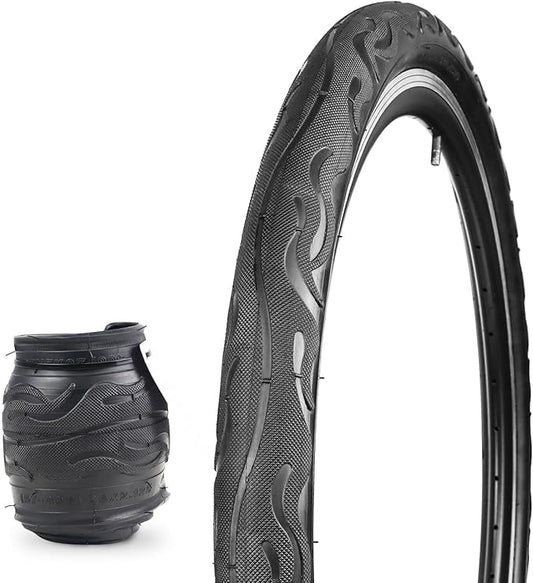 Bicycle Tire Replacement Tyre Folding Bead 20 * 2.125 for BMX    Bike Mountain  , Black