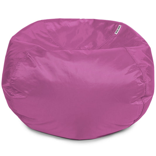 Big Joe Classic Bean Bag Chair for Kids Bedroom and Reading Nook, Easy-Clean Spicy Lime, Durable Nylon Polyester Blend, 2 feet Refillable