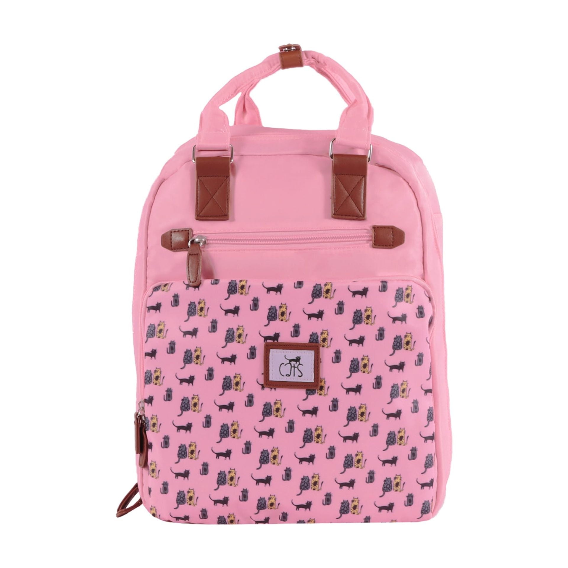 Biggdesign Cats Laptop Backpack, Pink
