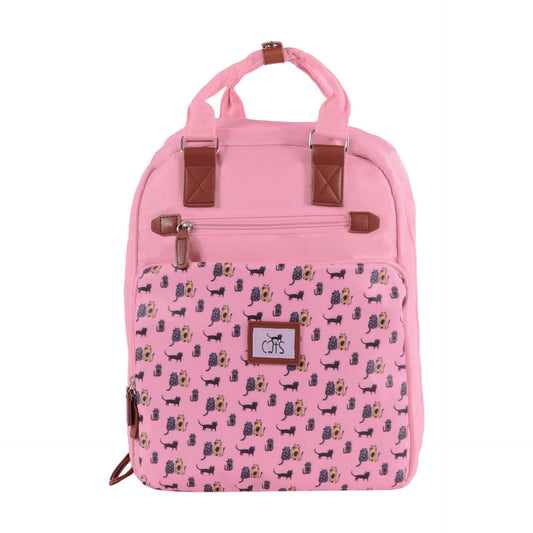 Biggdesign Cats Laptop Backpack, Pink
