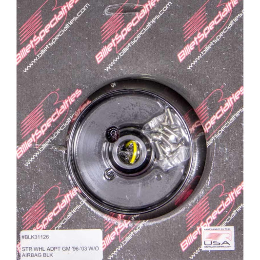 96-03 GM Steering Wheel Adapter Black