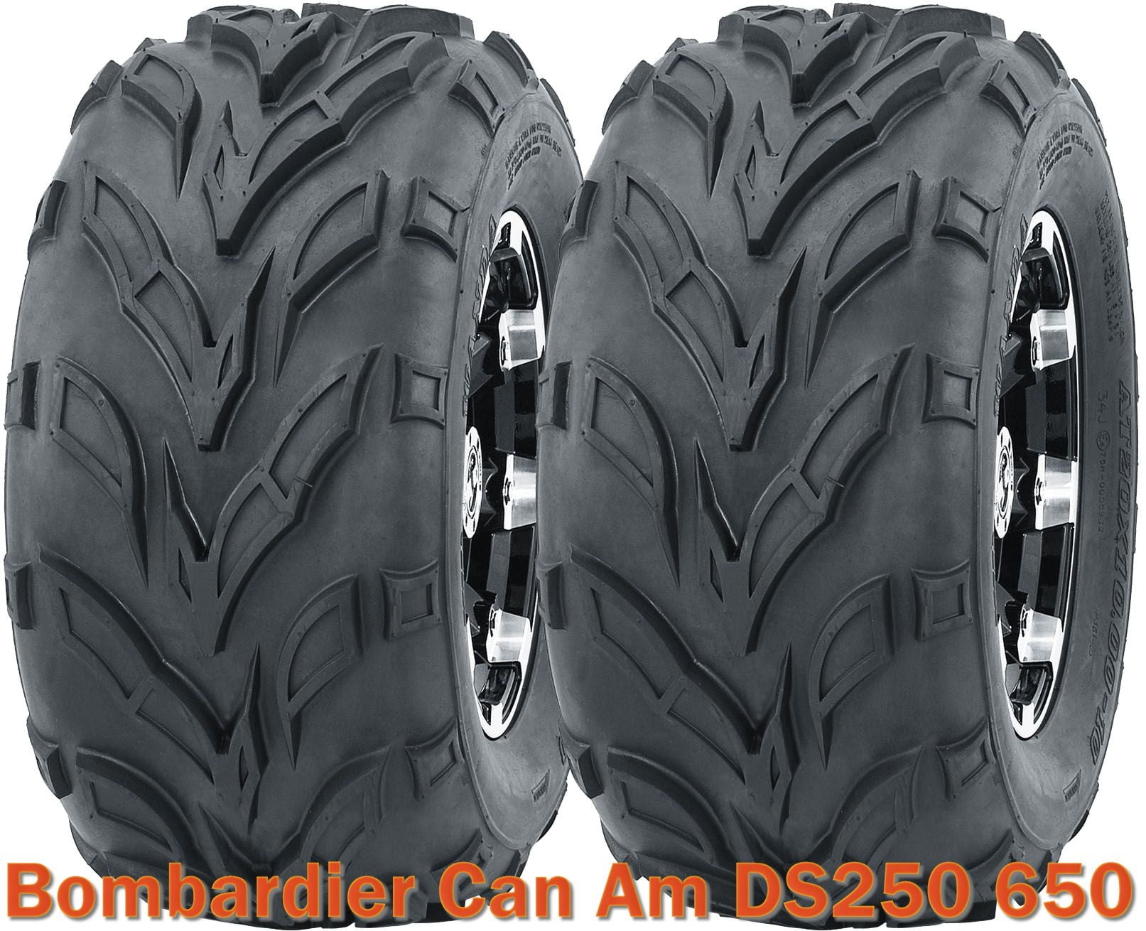 Bombardier Can Am DS250 650 ATV front tires set 22x7-10 22x7x10