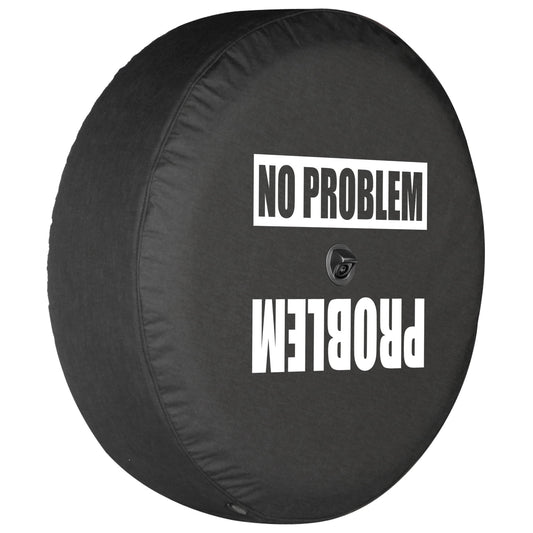 Boomerang - 32" Soft JL Tire Cover for Jeep JL Wrangler (w/ back-up camera) (2018-2020) - Sport & Sahara - Problem No Problem