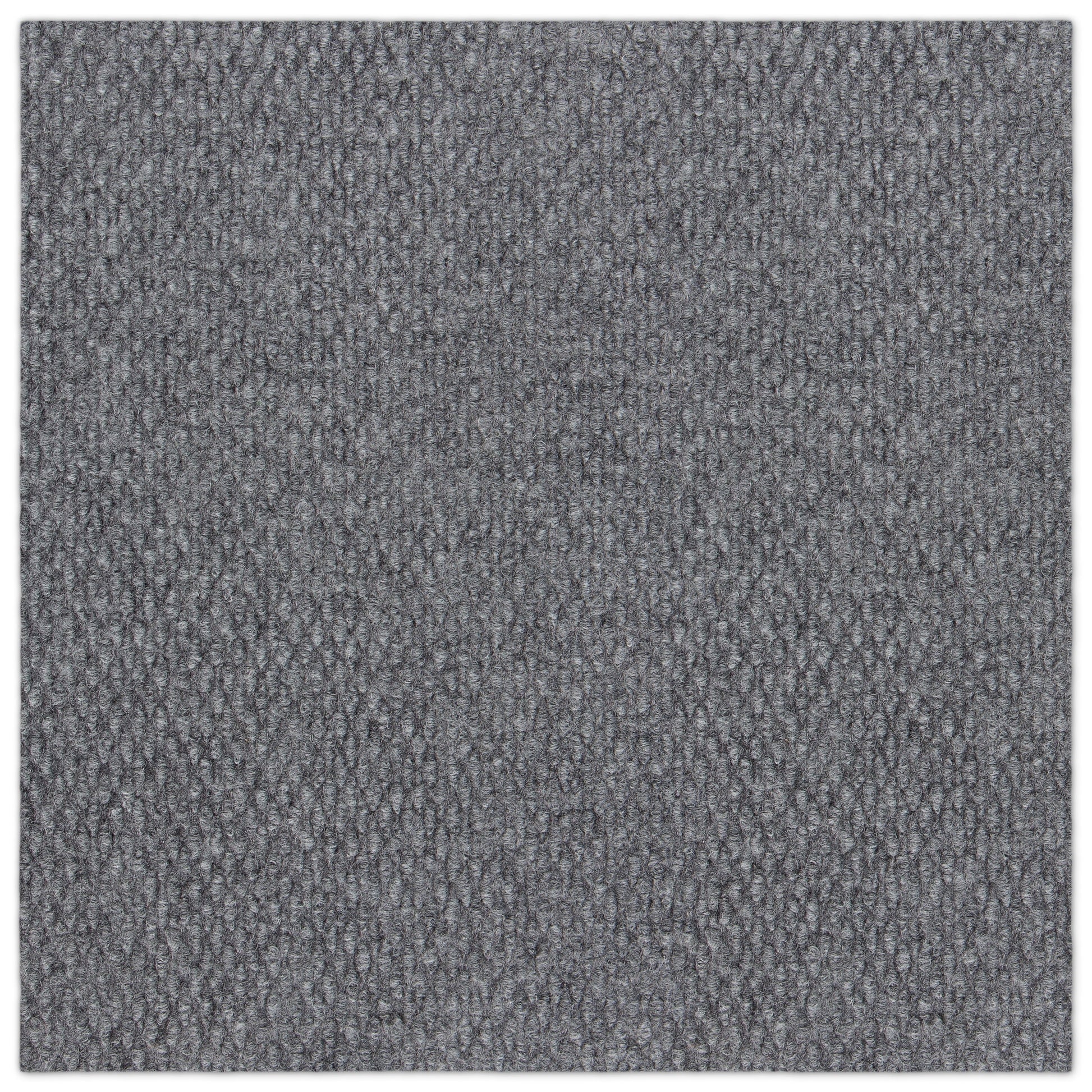 Boone Hobnail Gray Residential 18 in. x 18 in. Peel and Stick Carpet Tile Square 22.5 Sq. ft. 10 Tiles Per Box