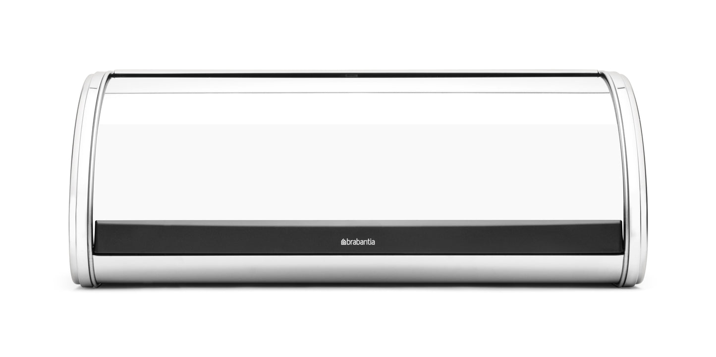 Brabantia Roll Top Bread Box, Brilliant Steel