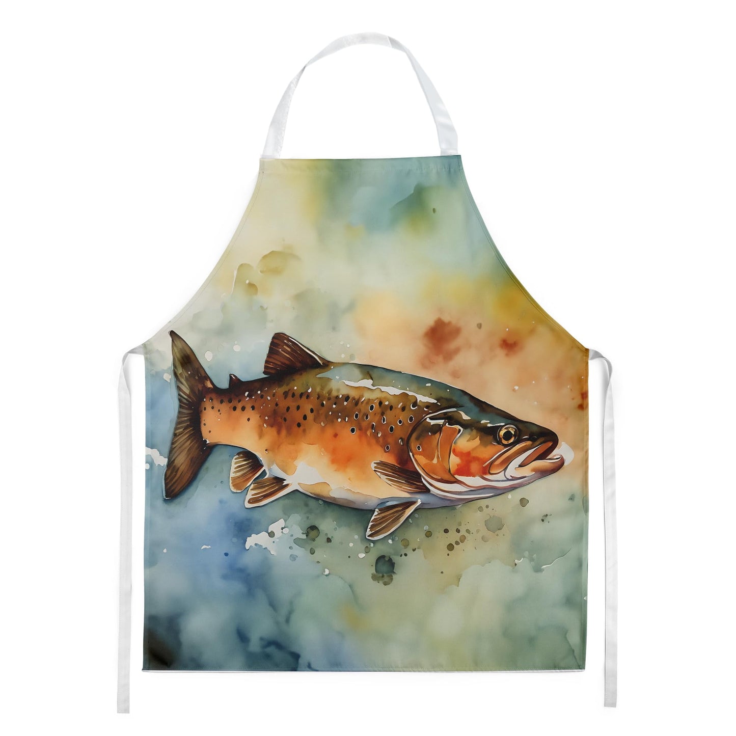Brown Trout Apron 27 in x 30 in