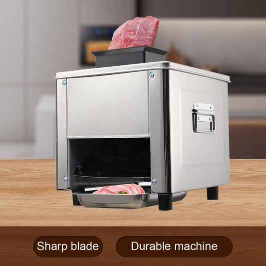 CDZHLTG 110V 850W Electric Desktop Meat Cutter Meat Slicer Meat Cutting Machine