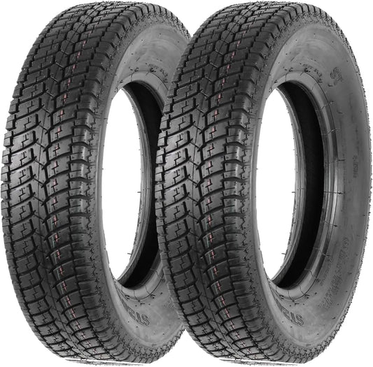 COZONY 2 Pcs Trailer Tire, 6PR, ST205/75D15, Premium Trailer Tires, Load Range C, Max Load 1820Lbs, Rubber