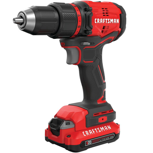 CRAFTSMAN V20 20-volt max 1/2-in Keyless Brushless Cordless Drill ( Soft Bag Included )