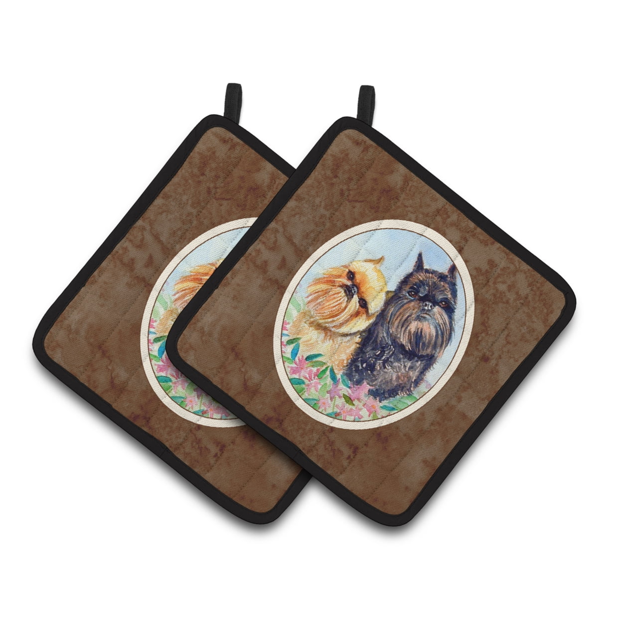 Caroline's Treasures Brussels Griffon Pair of Pot Holders