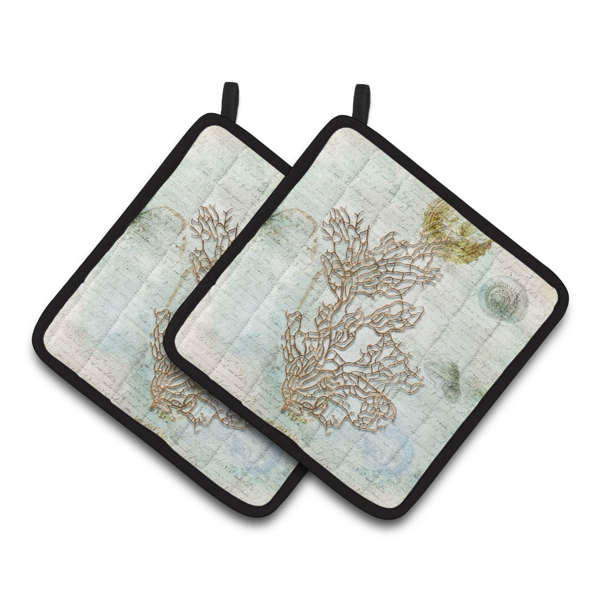 Caroline's Treasures SB3040PTHD Pair of Pot Holders, 7.5HX7.5W, multicolor