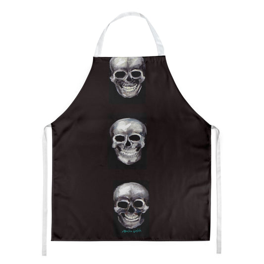 Carolines Treasures MW1255APRON Say Cheese Skulls Apron Large multicolor