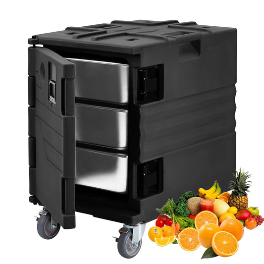 Catering Food Warmers Insulated Food 82Qt Capacity Food Warmers for Parties Food Warmer Boxes, Handles＆Stackable Design Easy to Transport Warmers for Food Trays