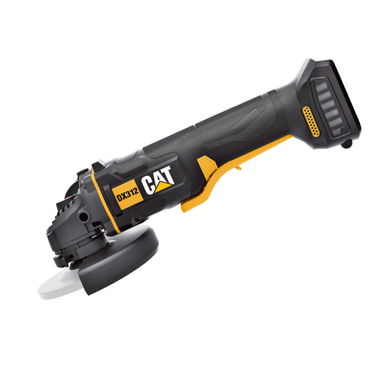 Caterpillar Cat® DX312B 18V Cordless 4.5" Brushless Angle Grinder-Tool Only