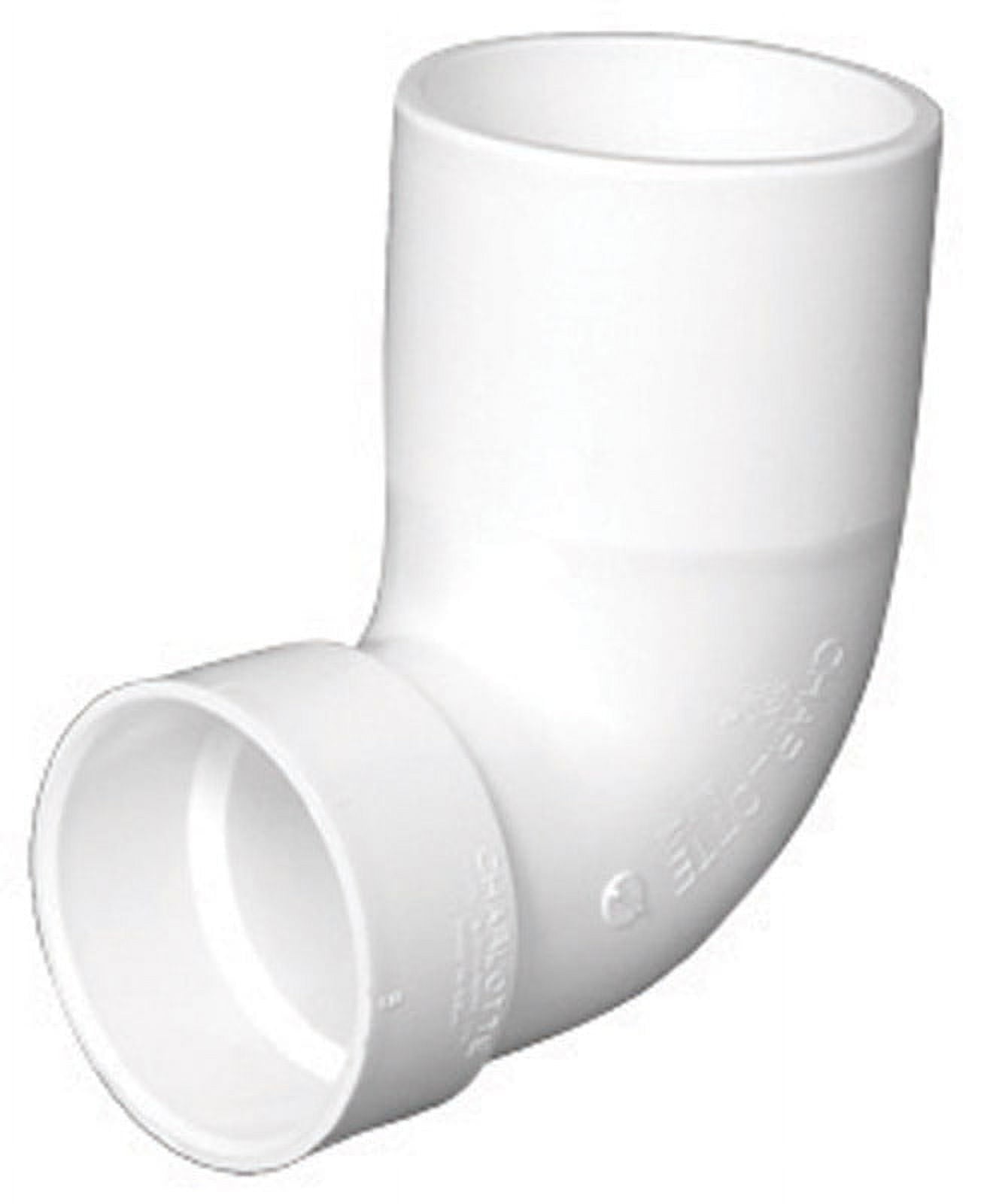 Charlotte Pipe Schedule 40 4 in. Hub x 3 in. Dia. Spigot PVC Closet Flange