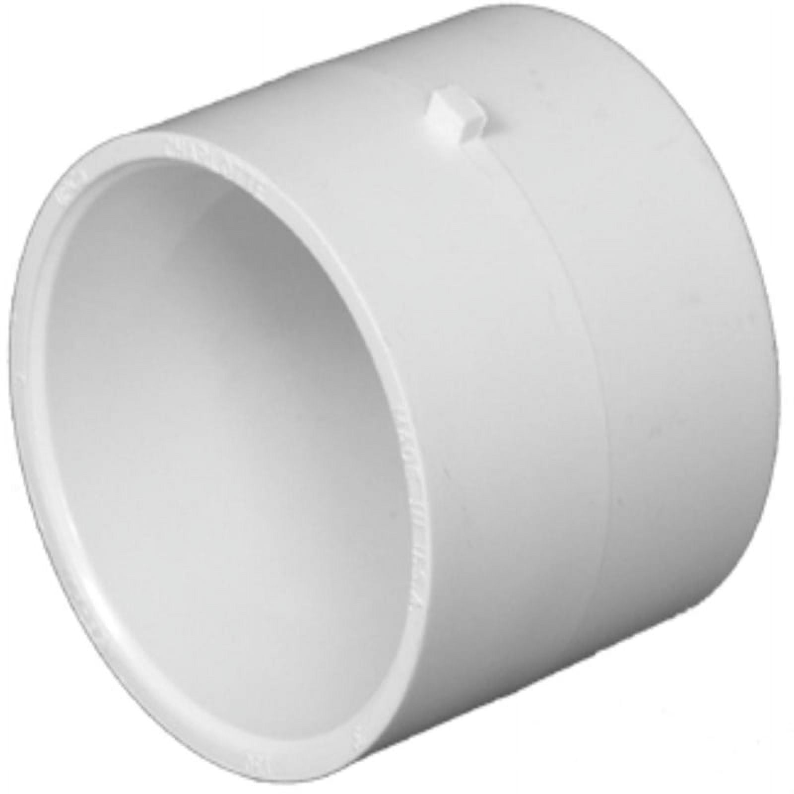 Charlotte Pipe Schedule 40 6 in. Hub x 6 in. Dia. Hub PVC Repair Coupling