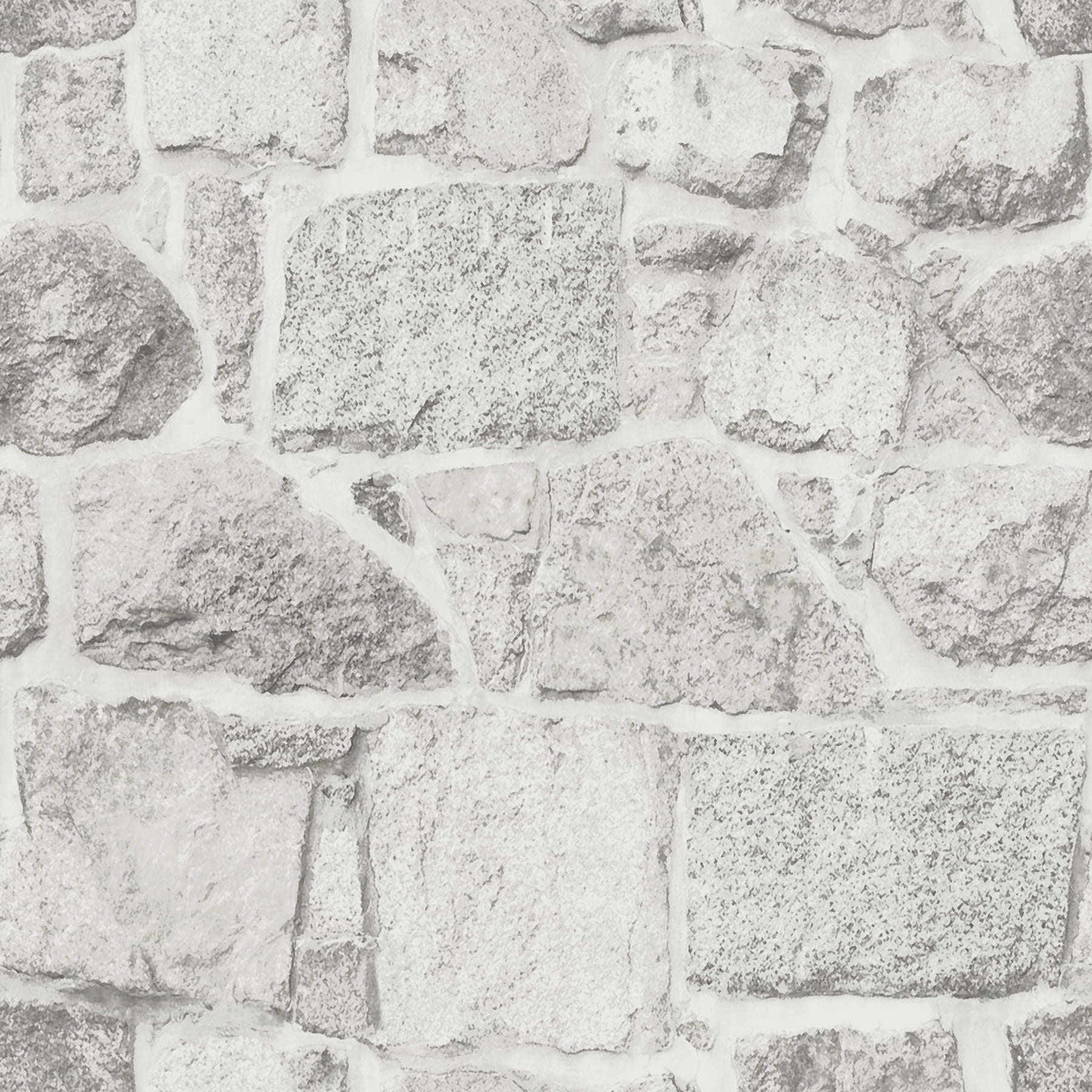 Chesapeake Axelle White Stone Wallpaper