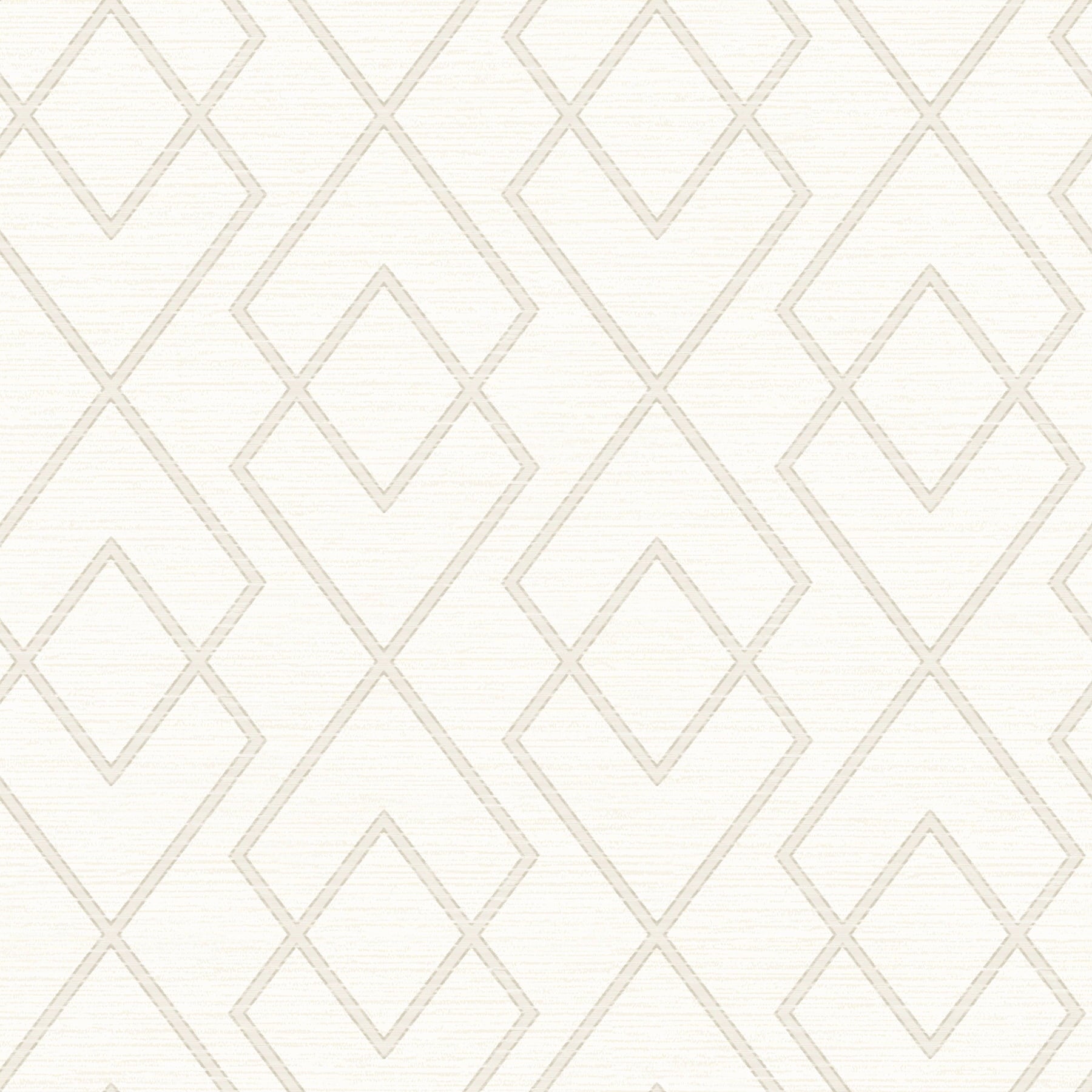 Chesapeake Blaze White Trellis Wallpaper