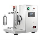 Choco Moon Commercial 120W Milkshake Maker Machine, Adjustable Milk Tea Shaker with 750ml Cup, Silver
