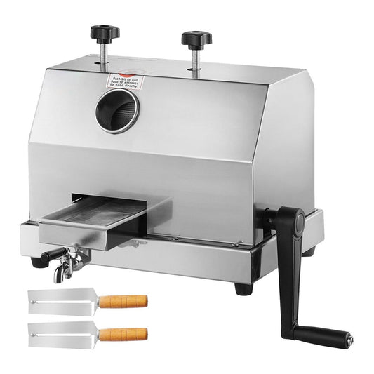 Choco Moon Superior 110LBS/H Juice Extractor, 3 SS Rollers, 2.4" Wide Inlet, High-Volume Commercial & Home Brewing, Easy Manual Sugarcane Press Machine