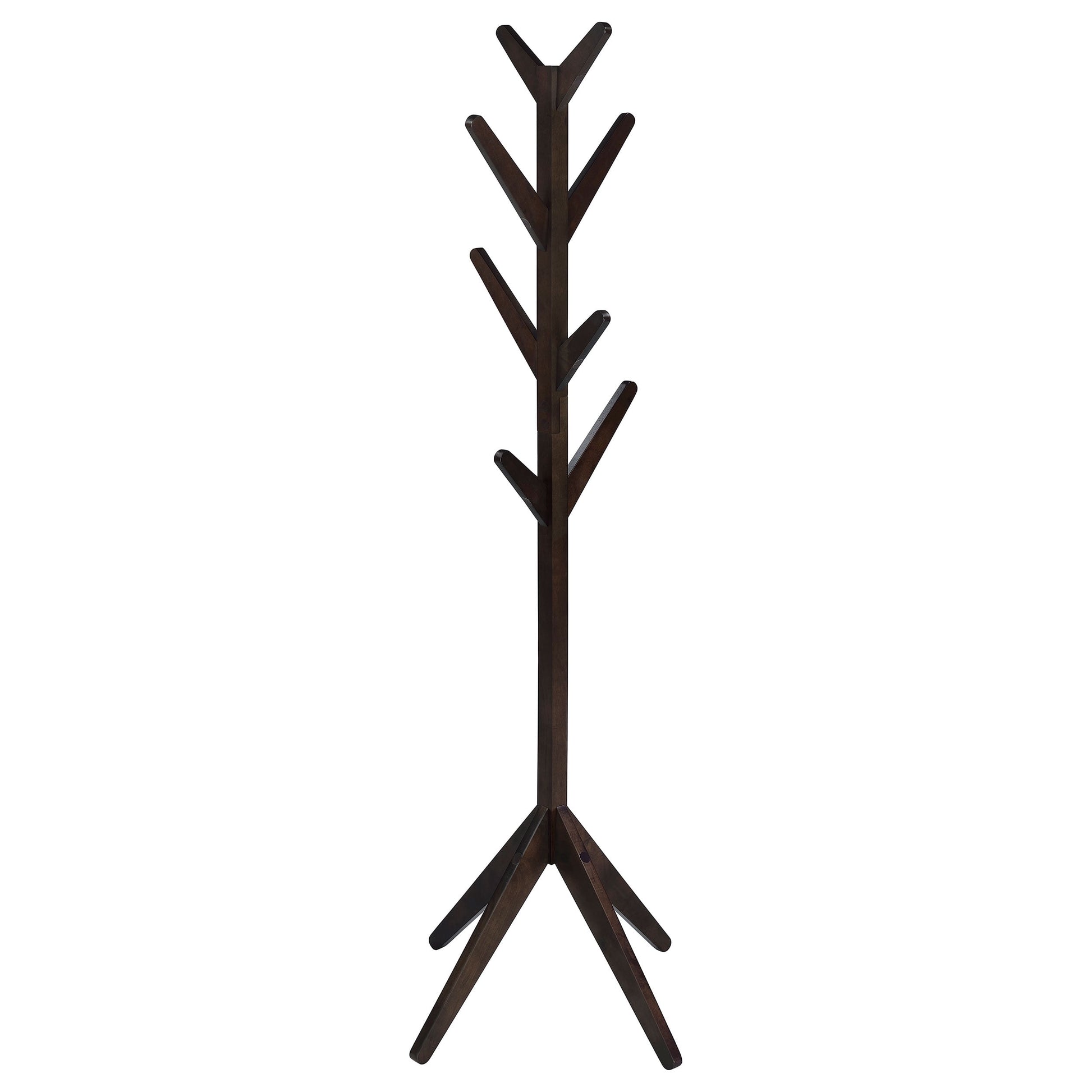 Margaret Solid Wood Coat Rack Clothing Hanger Natural Oak