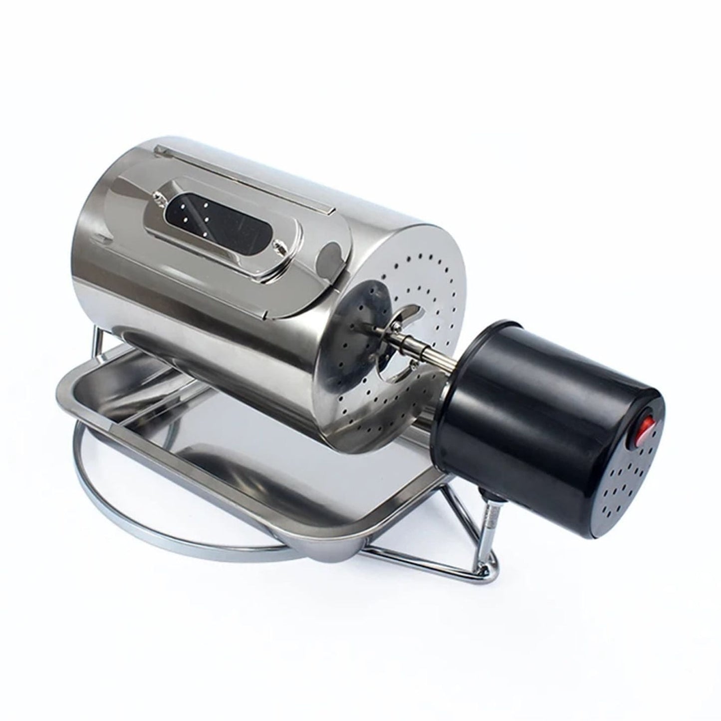 Coffee Beans Roaster Stainless Steel Cafe Bean Roasting Machine Baking Fry Peanut Grain Nuts Dryer ,Easy to Use
