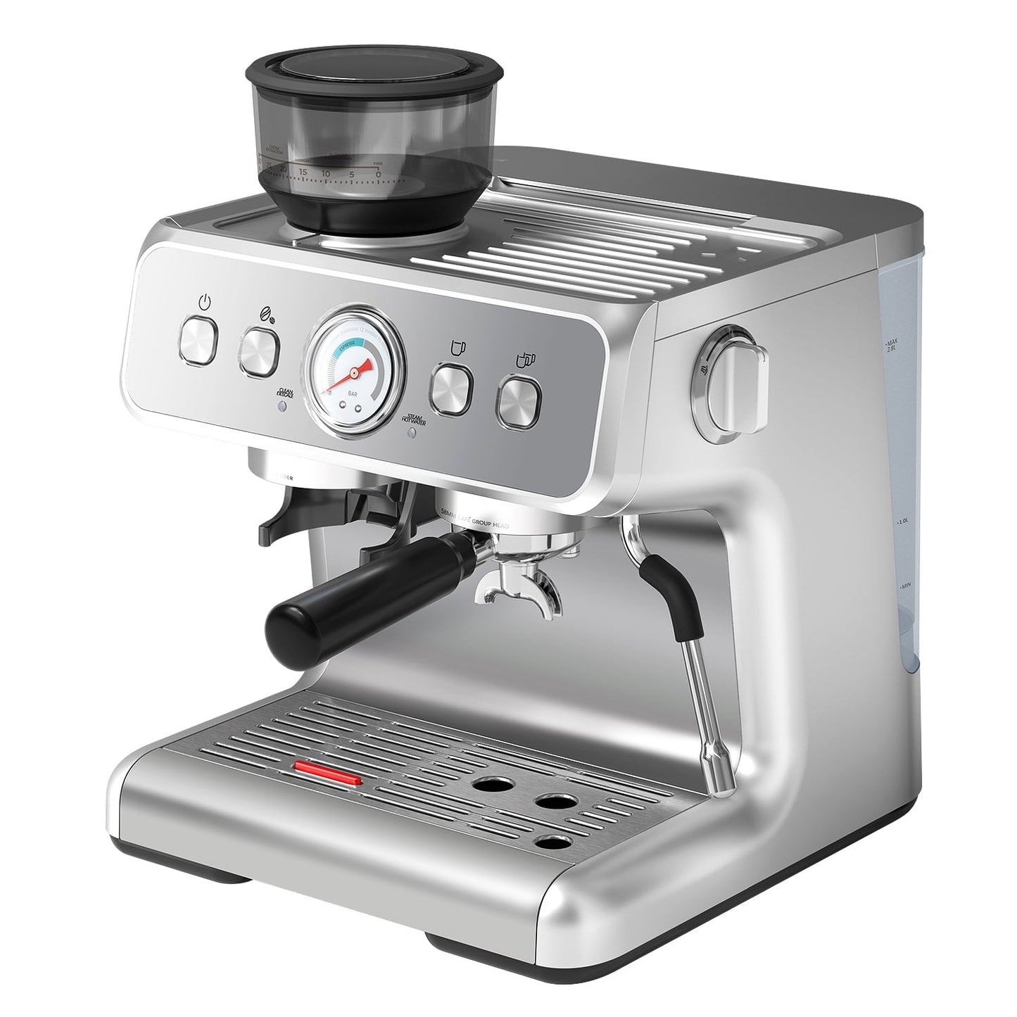 WAA 15-Cup Drip Coffee Maker, Silver