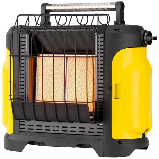 Comfort Gear 10000BTU Portable Propane Indoor Outdoor Heater, Black/Yellow