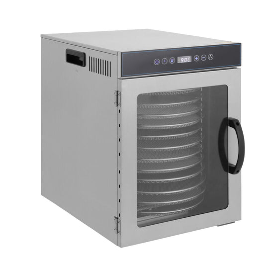 Commercial Dehydrator with 12 Stainless Steel Trays for Fruits & Vegetables