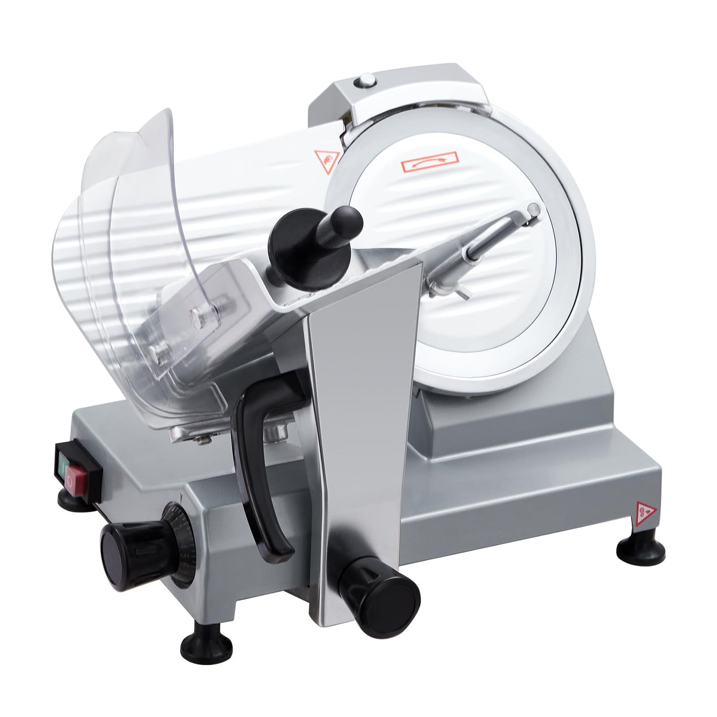 Commercial Meat Slicer,210W High Power Pure Copper Motor,Semi-Automatic Meat Cutter Equipped With Detachable Blades With A Diameter Of 8inch, Child Lock Protection,For Kitchen Restaurant Supermarket
