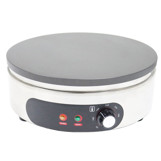 Commercial Single Burner Crepe Making Machine Stainless Steel Pancake Maker 50-300℃ Electric Nonstick