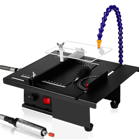 Compact and Low-Noise Jewelry Rock Polishing Bench Grinding Machine with Water Cooling: Ideal Mini Table Saw for DIY Projects and Woodworking