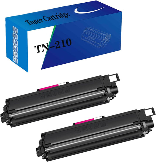 Compatible High Yield Toner Cartridges Replacement for Brother TN-210 TN210 to Use with DCP9010CN HL3040CN HL 3070CW MFC-9120CN MFC-9320CW HL3045CN HL3075CW HL8070 Printers