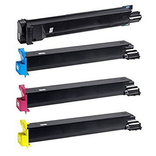 Compatible Konica Minolta TN-611K / TN-611C / TN-611M / TN-611Y toner cartridges - 4-pack