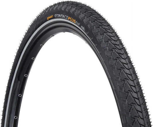 Continental Contact Plus Tire 700x47 Clincher Wire Black/Reflex Tour Hybrid Bike